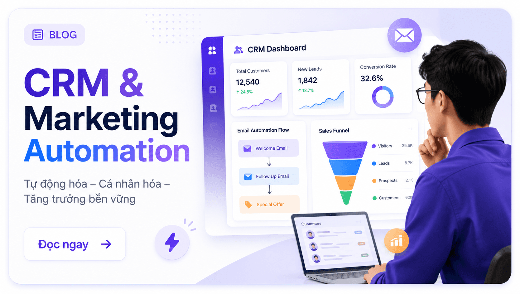 CRM và Marketing Automation là gì? Hai khái niệm rất hay gặp trong Martech