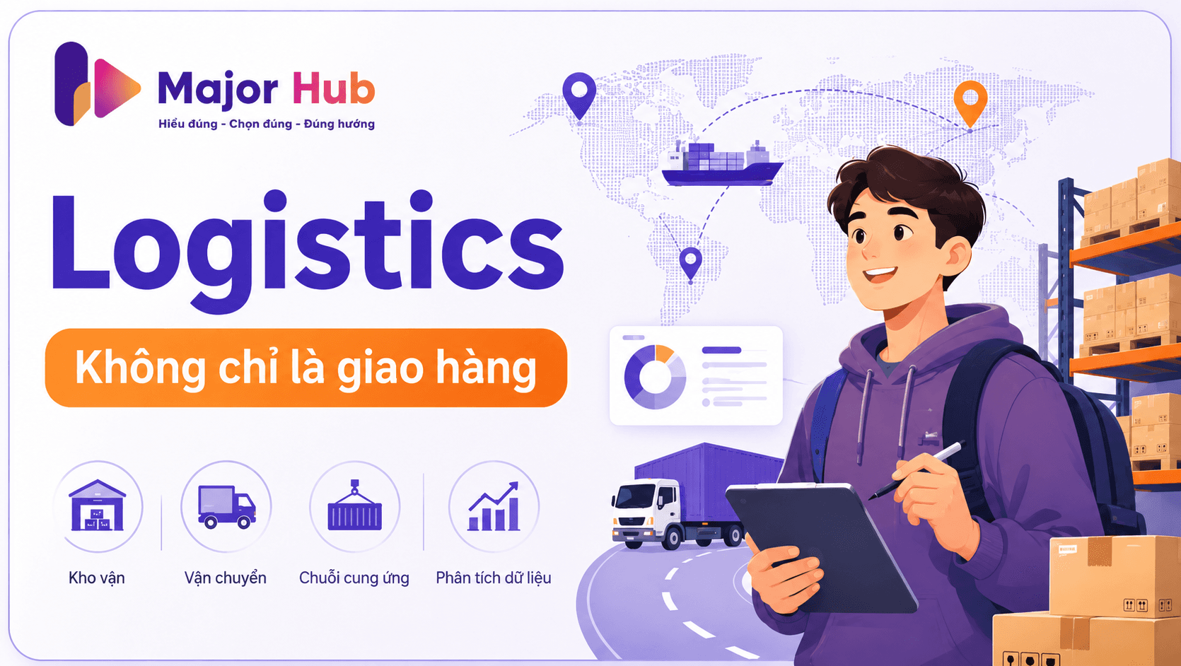Học Logistics có phải chỉ làm giao hàng, kho bãi hoặc xuất nhập khẩu?