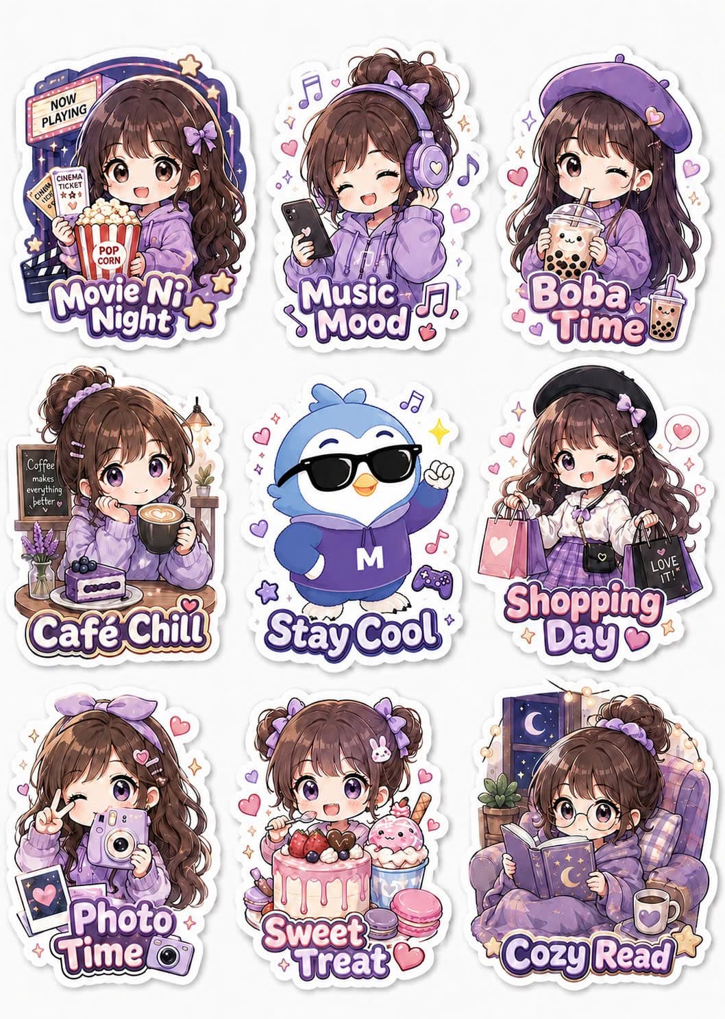 Stickers cho founding members của Major Hub