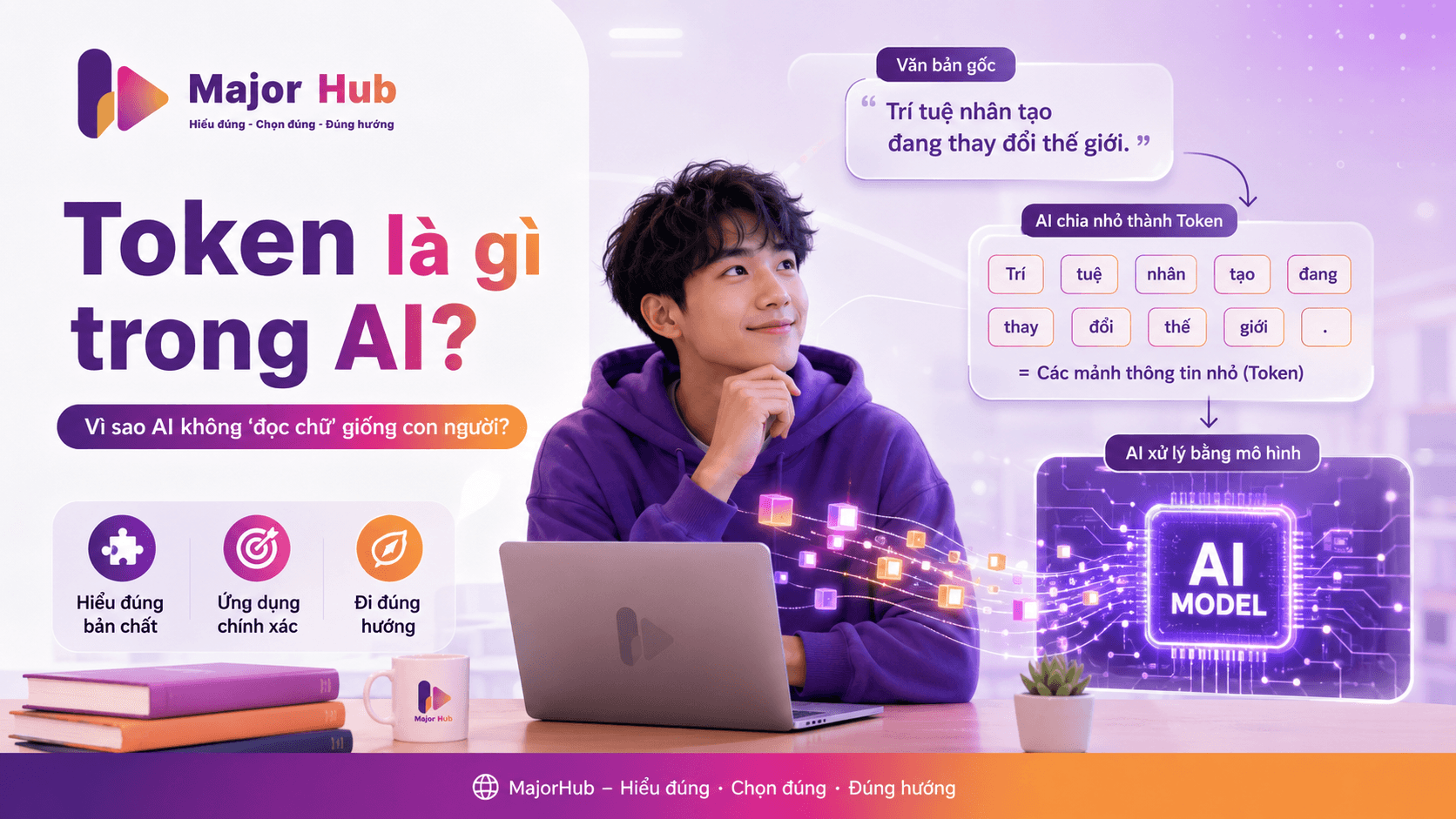 Token là gì trong AI? Vì sao AI không “đọc chữ” giống con người?