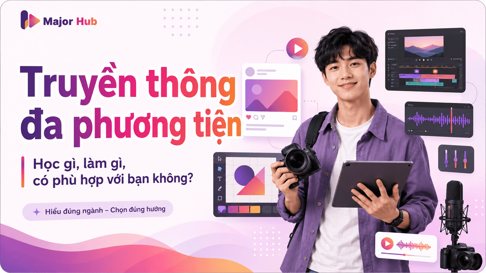 Ngành Truyền thông đa phương tiện là gì? Học gì, làm gì và có phù hợp với bạn không?