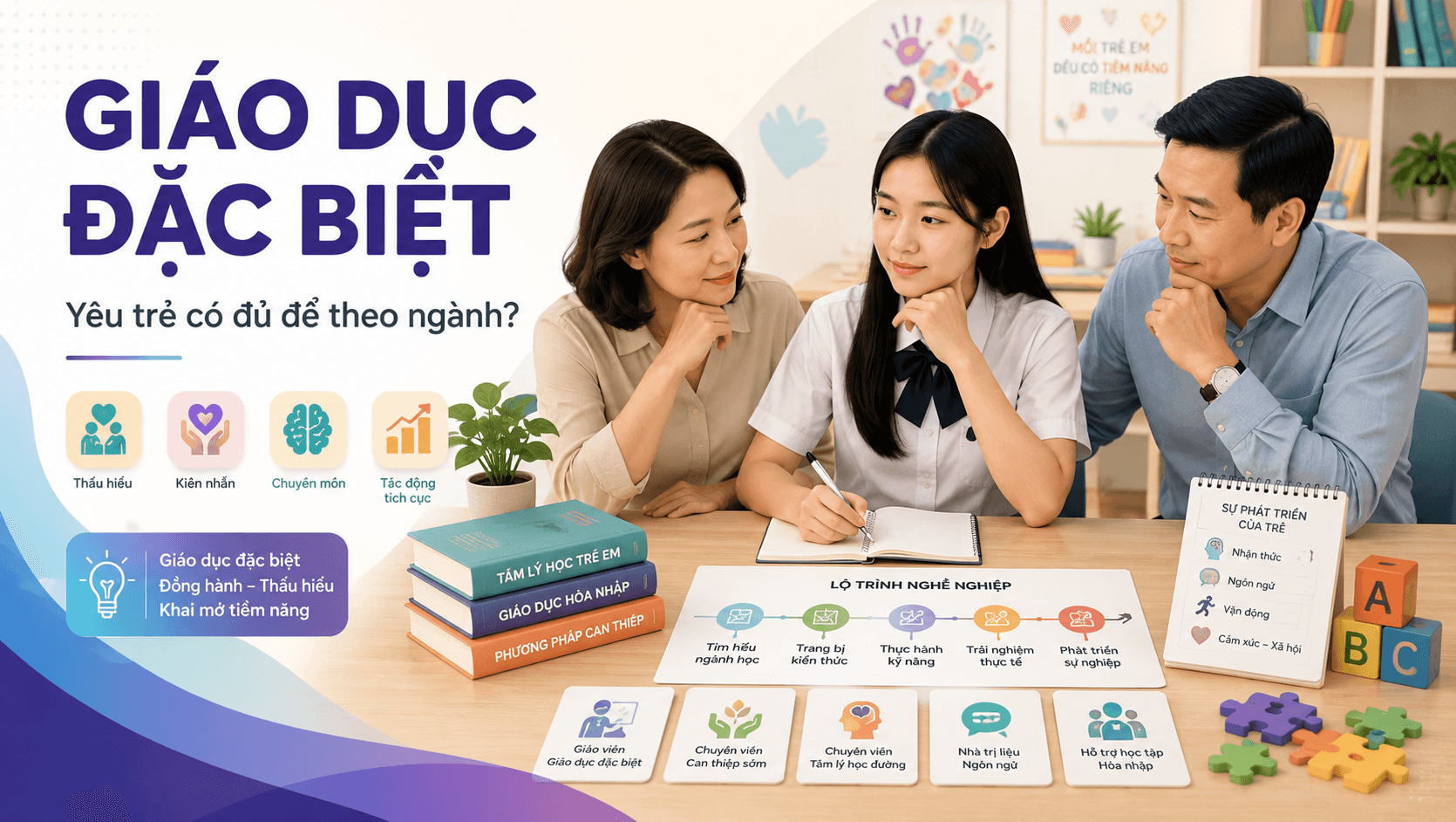 "Con muốn học Giáo dục đặc biệt." — "Ngành này cực lắm!" Ai đúng?