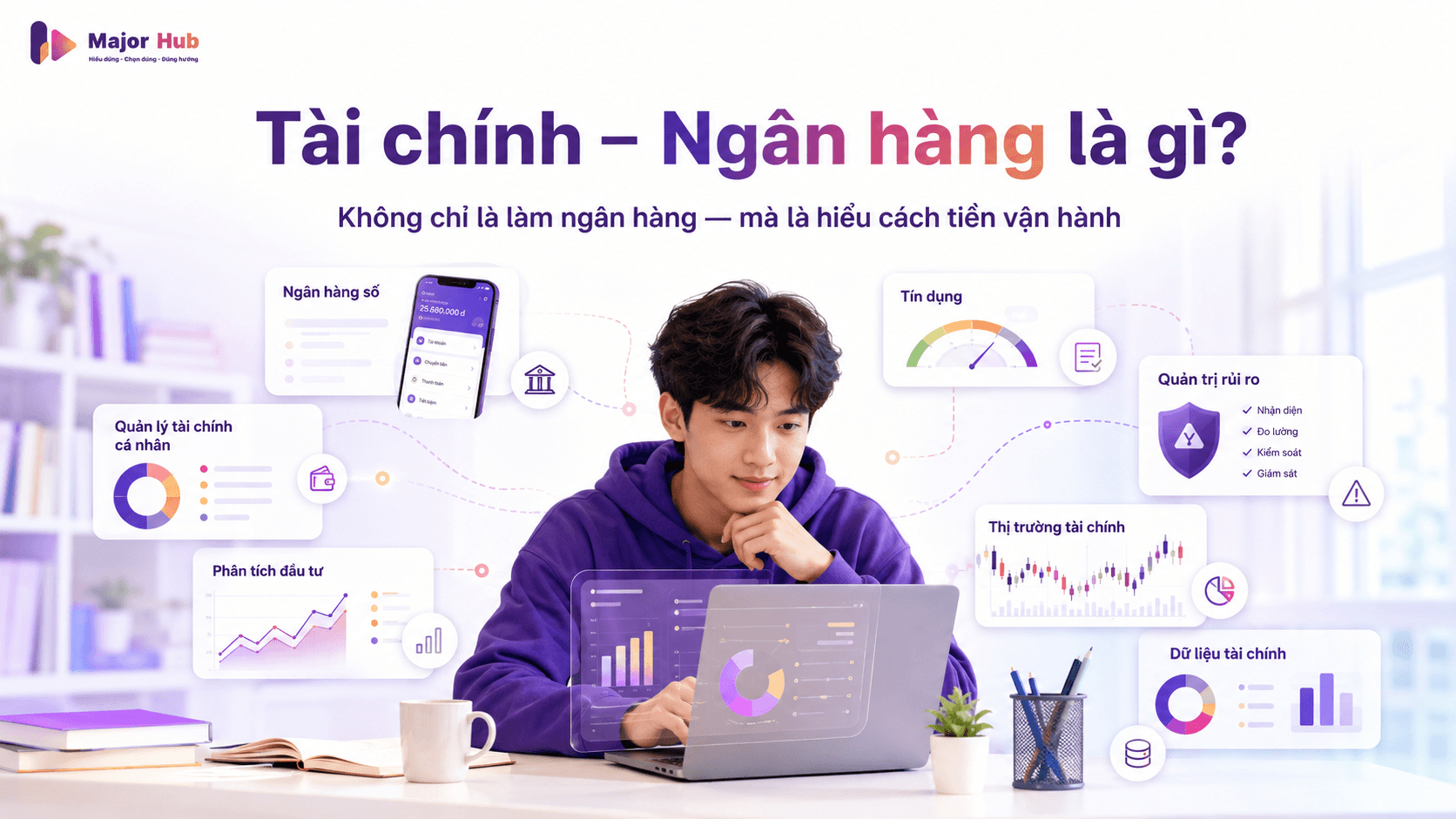 Học sinh tìm hiểu ngành Tài chính Ngân hàng qua nền tảng Major Hub